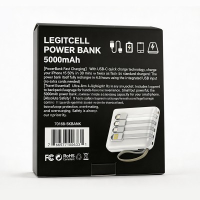 Portable 5000mAh Power Bank 