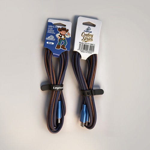 6FT Cowboy 60W USB C to C Cable