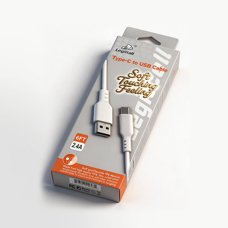 6FT TPE USB A to C Cable