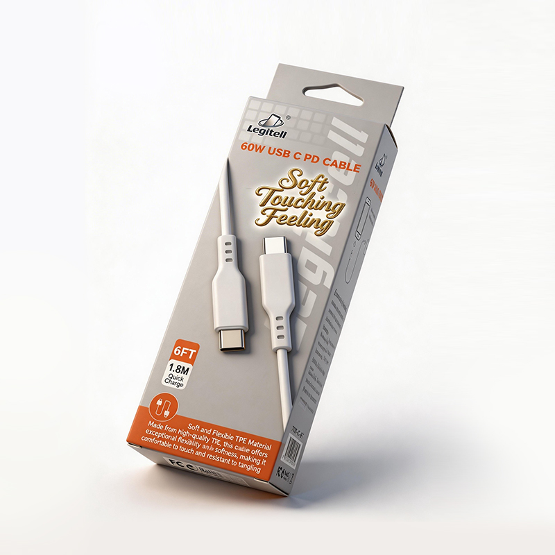 6FT TPE 60W USB C to C Cable