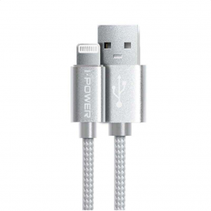10FT 2A WHITE LIGHTNING USB CABLE