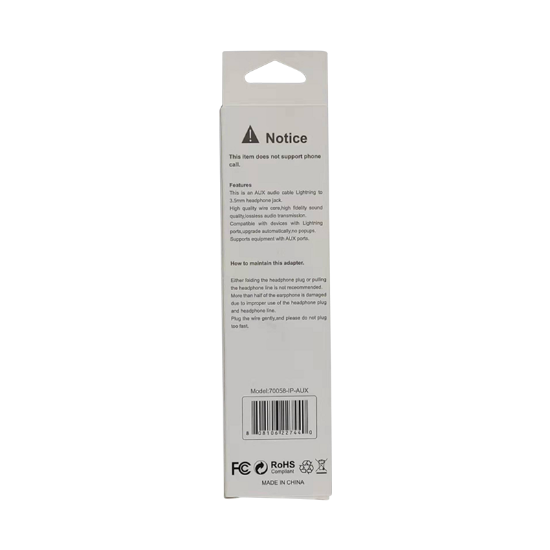 Lightning to 3.5 AUX Audio Adapter Cable 