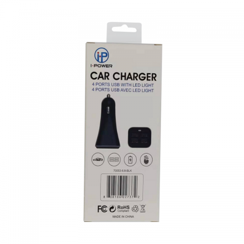6.8A 4 Ports Car Charger