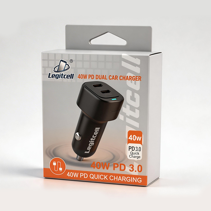 40W PD DUAL CAR CHARGER 