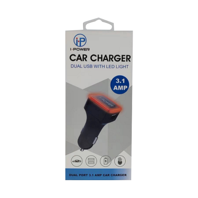 Red Light 3.1A Car Charger  