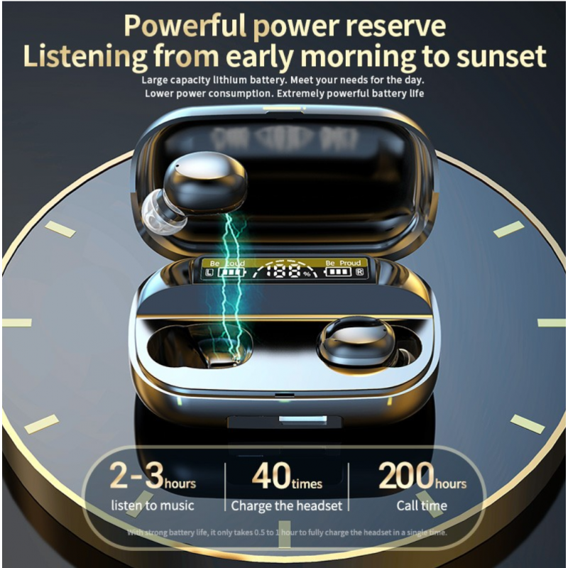 TWS Surround Sound True Wireless Headset 