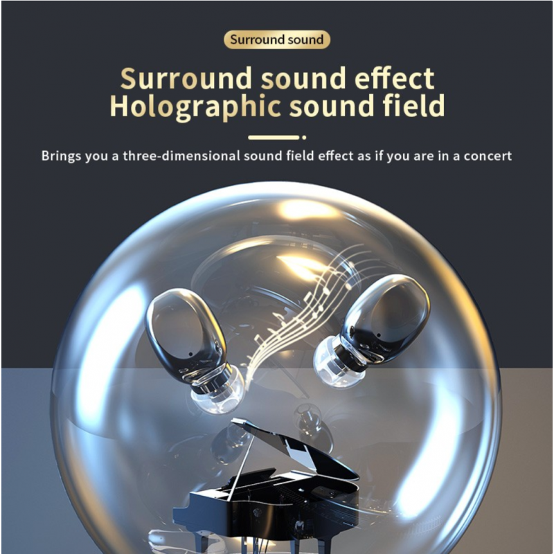 TWS Surround Sound True Wireless Headset 